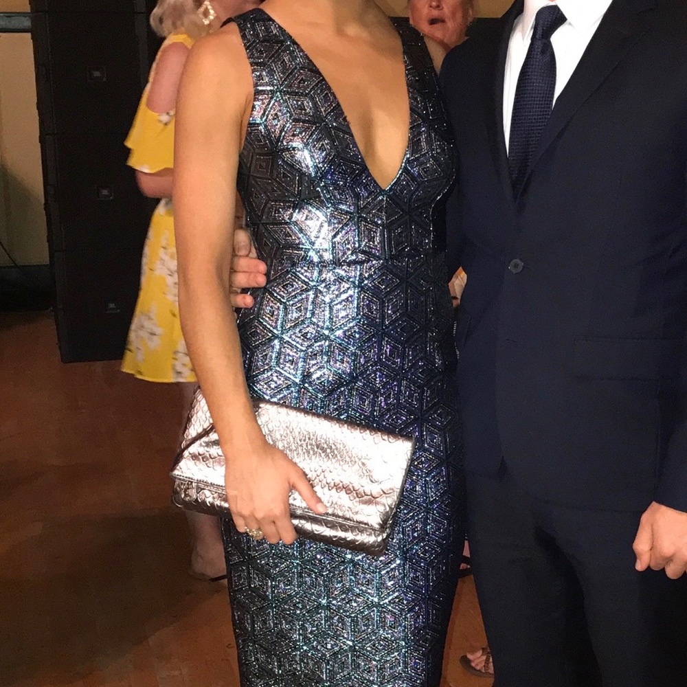 Metallic MILLY Cocktail Dress